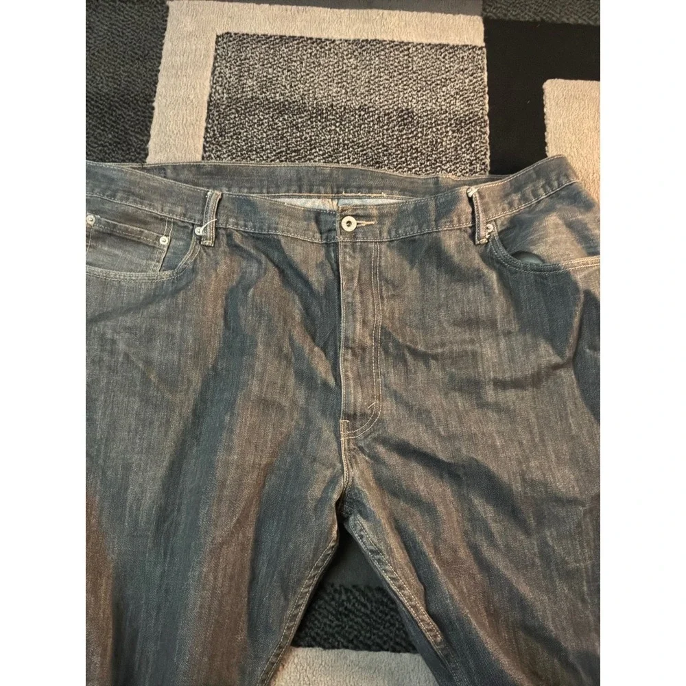Levi's 569 Loose Straight Jeans Mens 48x30 Dark‎ Wash Excellent